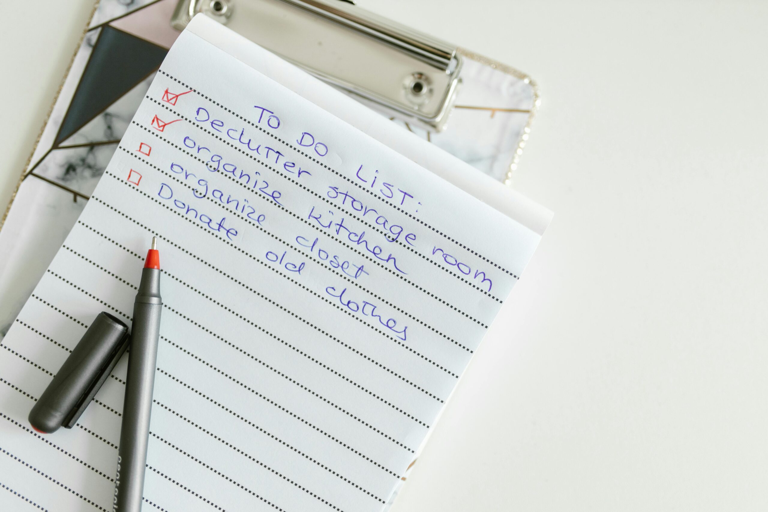 paper bingo card for self-care